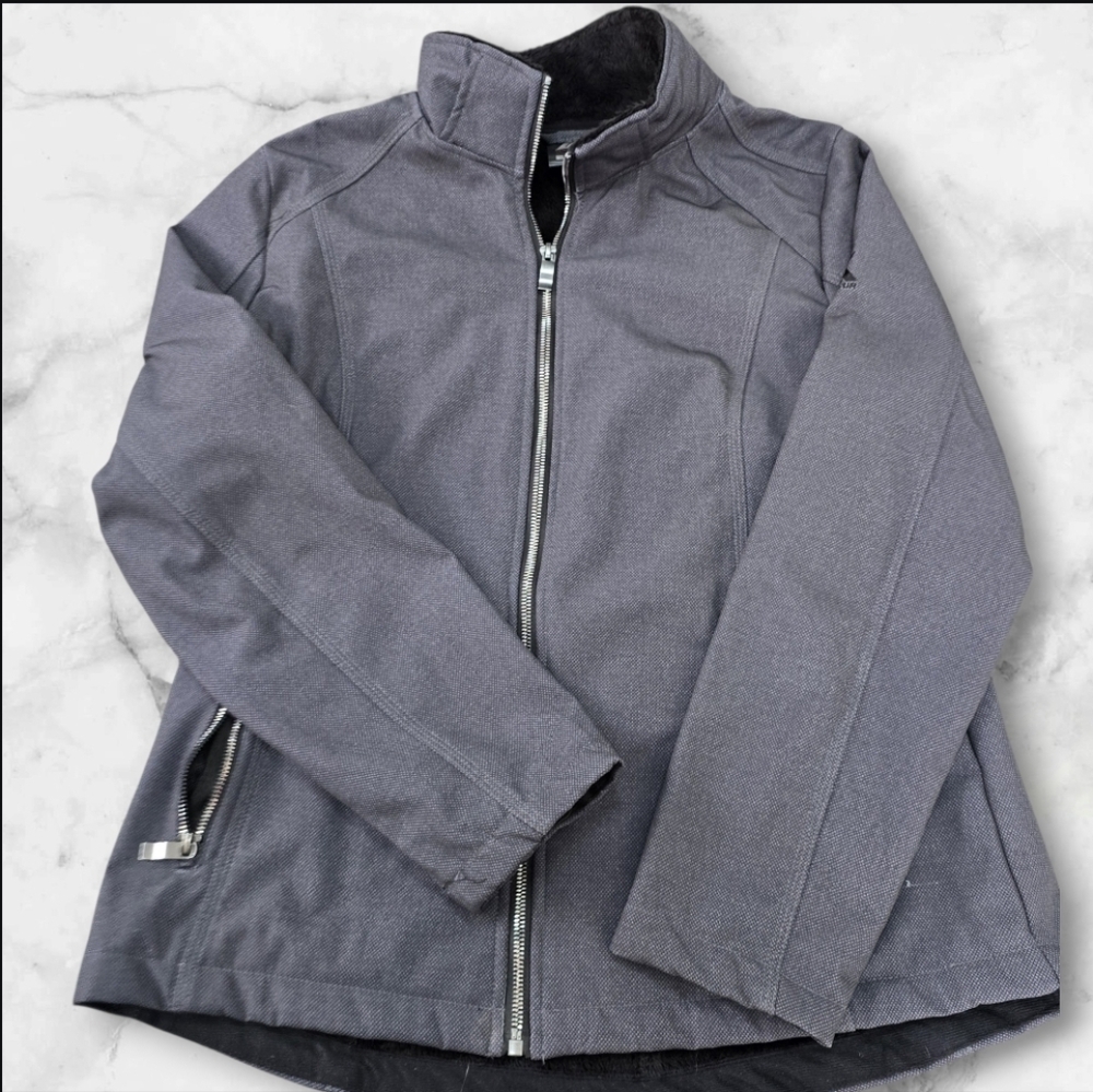 ZeroXposur Charcoal Trendy Jacket With Fleece Lining (Size:M)
